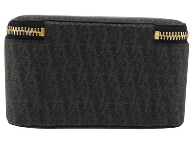 Autre Marque SAINT LAURENT Jewelry Case Accessory Case Canvas Brown Gold 344043 - vista 2