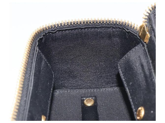 Autre Marque SAINT LAURENT Jewelry Case Accessory Case Canvas Brown Gold 344043 - vista 22