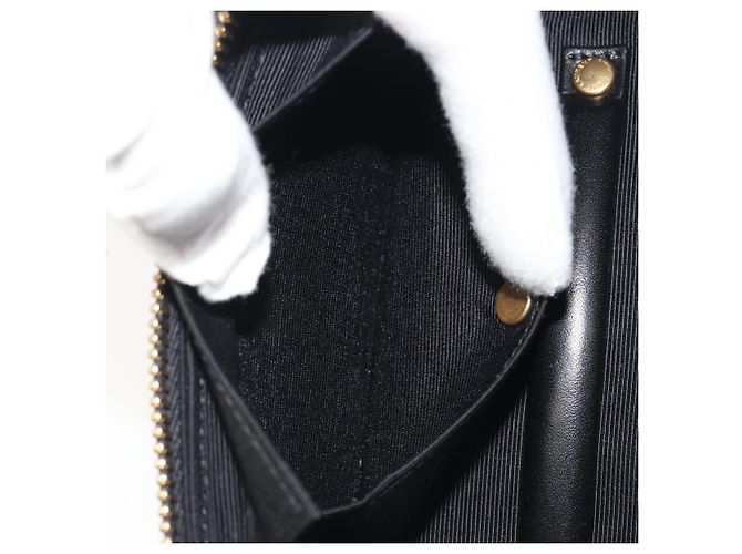 Autre Marque SAINT LAURENT Jewelry Case Accessory Case Canvas Brown Gold 344043 - vista 25