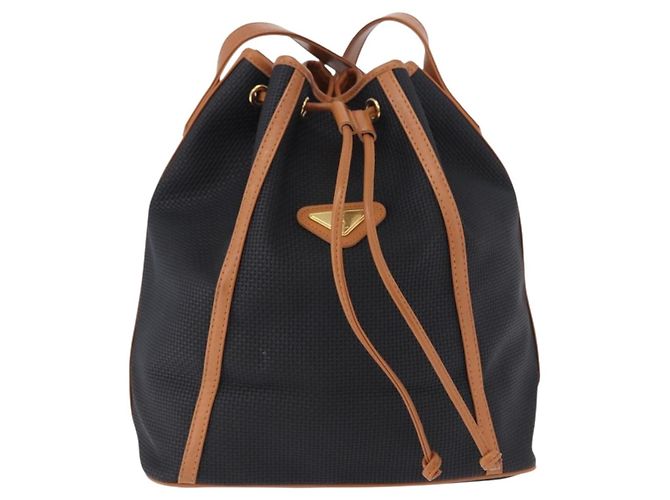 Autre Marque SAINT LAURENT Shoulder Bag Canvas Black Gold Tone - vista 13