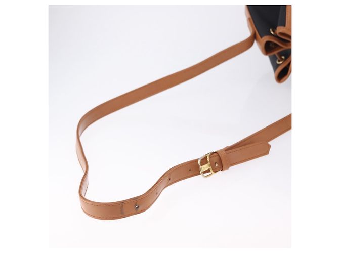 Autre Marque SAINT LAURENT Shoulder Bag Canvas Black Gold Tone - vista 7