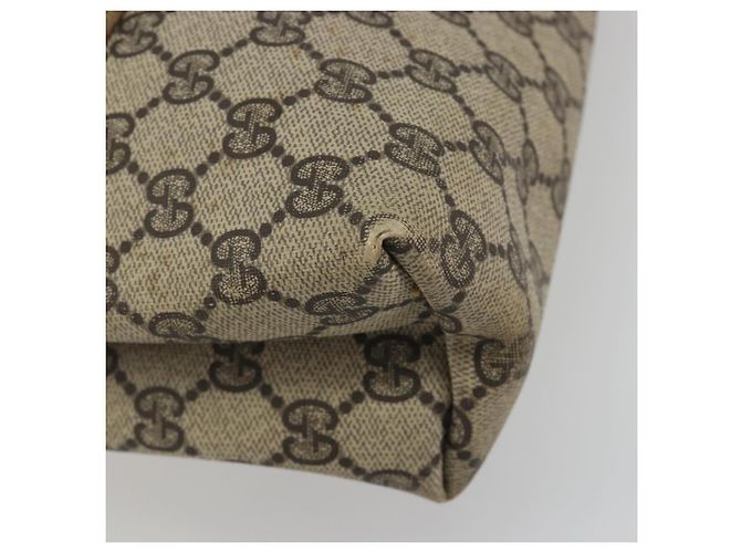 GUCCI GG Supreme Web Sherry Line Tote Bag PVC Beige 47 02 2140 - vista 14