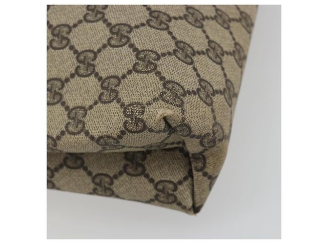 GUCCI GG Supreme Web Sherry Line Tote Bag PVC Beige 47 02 2140 - vista 16
