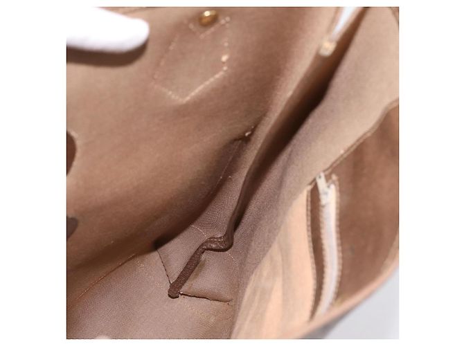 GUCCI Plus Hand Bag PVC Leather Beige Gold Tone - vista 18