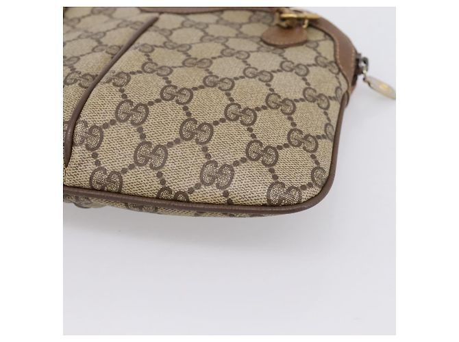 GUCCI GG Supreme Web Sherry Line Bag PVC Beige Gold 904 02 047 - vista 16