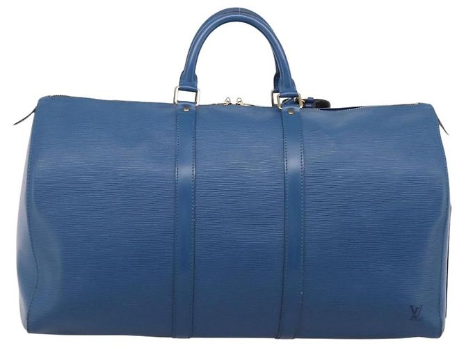 LOUIS VUITTON Epi Keepall 50 Boston Bag Blue M42965 LV - Ansicht 2