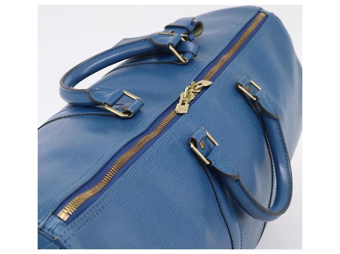LOUIS VUITTON Epi Keepall 50 Boston Bag Blue M42965 LV - Ansicht 6
