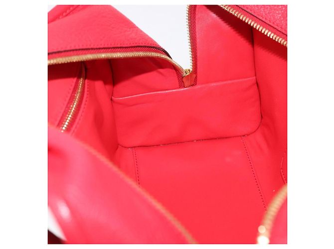 LOEWE Amazona 28 Handtasche Leder Rot Gold - Ansicht 23