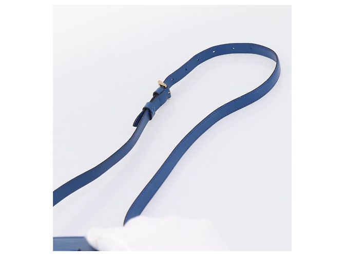 LOUIS VUITTON Epi Jeune Fille MM Shoulder Bag Toledo Blue M52155 LV - vista 14