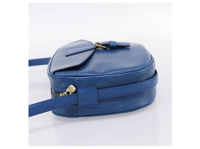 LOUIS VUITTON Epi Jeune Fille MM Shoulder Bag Toledo Blue M52155 LV - vista 3