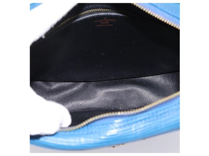 LOUIS VUITTON Epi Jeune Fille MM Shoulder Bag Toledo Blue M52155 LV - vista 9
