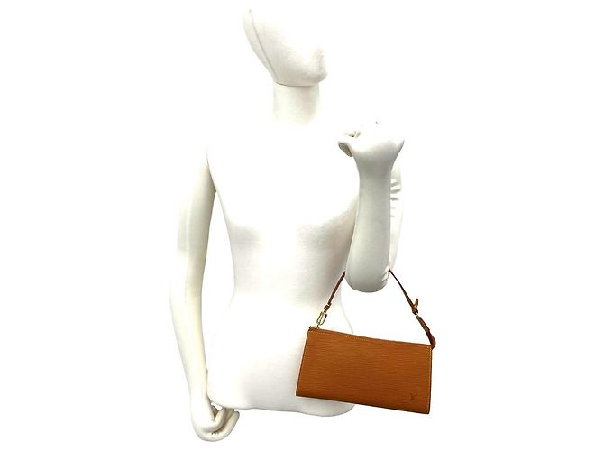 Louis Vuitton Vintage Handtasche aus Epi-Leder Braun - Ansicht 2