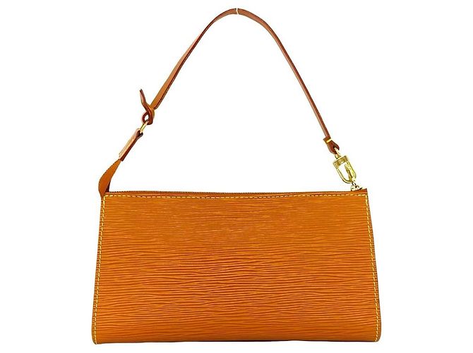 Louis Vuitton Vintage Handtasche aus Epi-Leder Braun - Ansicht 3