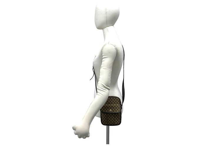 Céline Sac à épaule Celine Vintage Macadam Blazon Triomphe Marron - vue 2