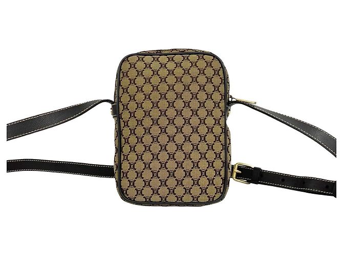 Céline Sac à épaule Celine Vintage Macadam Blazon Triomphe Marron - vue 3