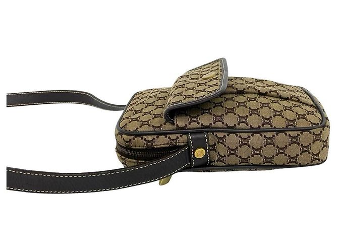 Céline Sac à épaule Celine Vintage Macadam Blazon Triomphe Marron - vue 5