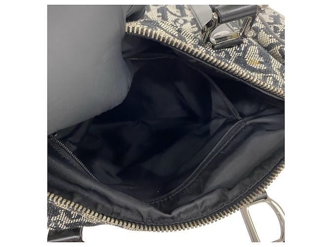 Borsa Christian Dior con motivo Trotter Nero - vista 10