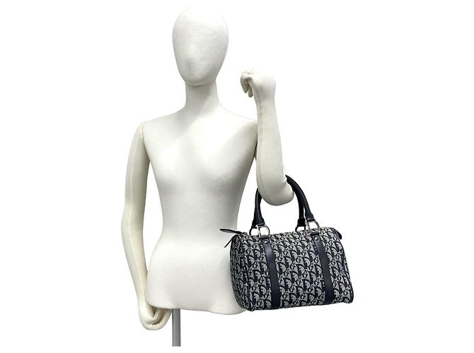 Borsa Christian Dior con motivo Trotter Nero - vista 2