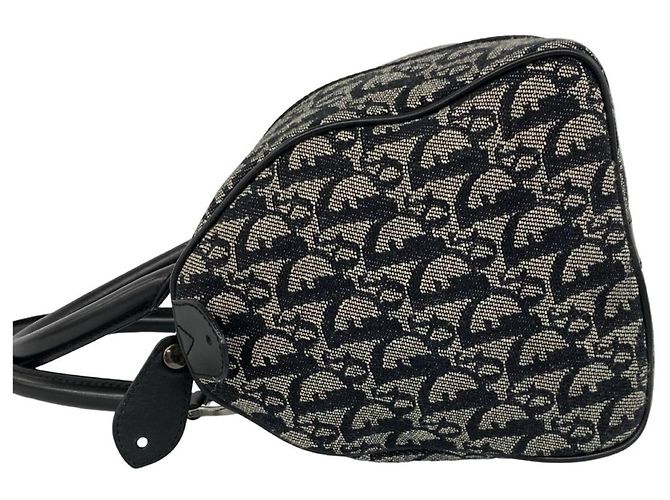 Borsa Christian Dior con motivo Trotter Nero - vista 5