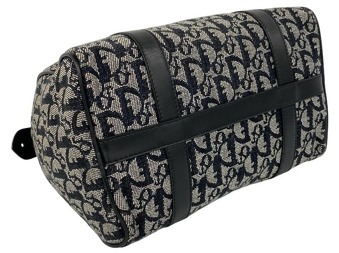 Borsa Christian Dior con motivo Trotter Nero - vista 7