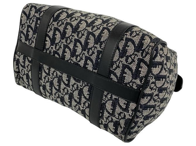 Borsa Christian Dior con motivo Trotter Nero - vista 8