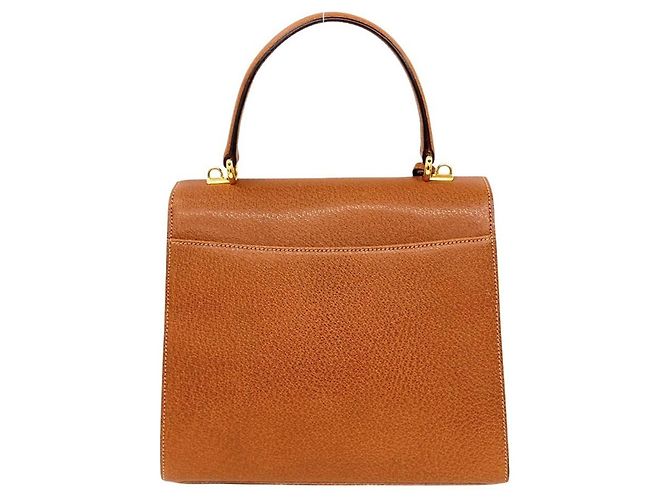 Gucci Vintage Lady Lock Handtasche aus Leder - Ansicht 3