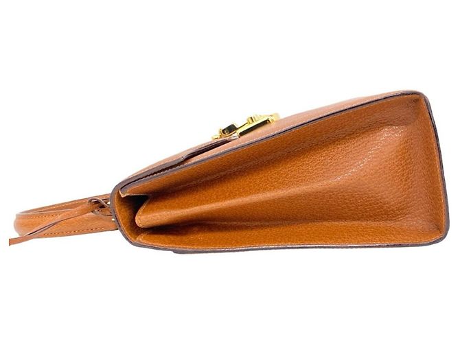 Gucci Vintage Lady Lock Handtasche aus Leder - Ansicht 5