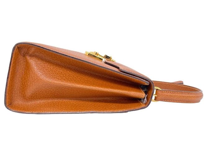 Gucci Vintage Lady Lock Handtasche aus Leder - Ansicht 6