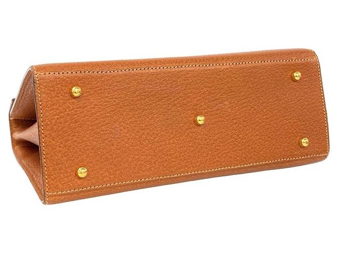 Gucci Vintage Lady Lock Handtasche aus Leder - Ansicht 7