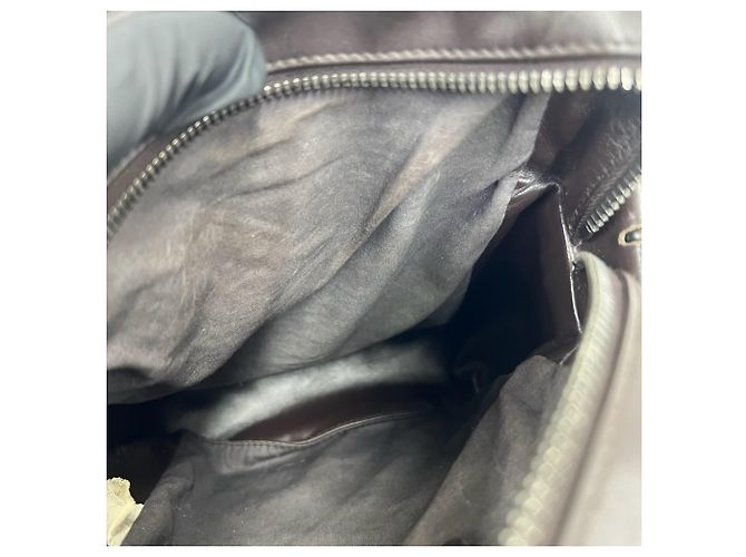 Mini borsa a tracolla in pelle Intrecciato Bottega Veneta Marrone - vista 9