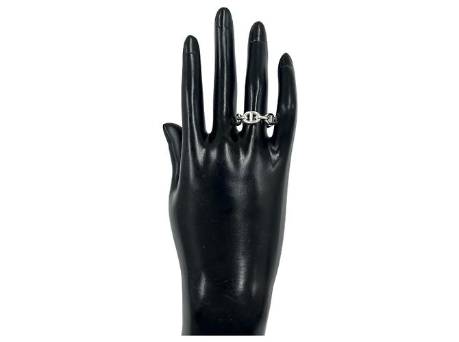 Hermès Hermes Enchainée PM Band Ring Silvery - view 2