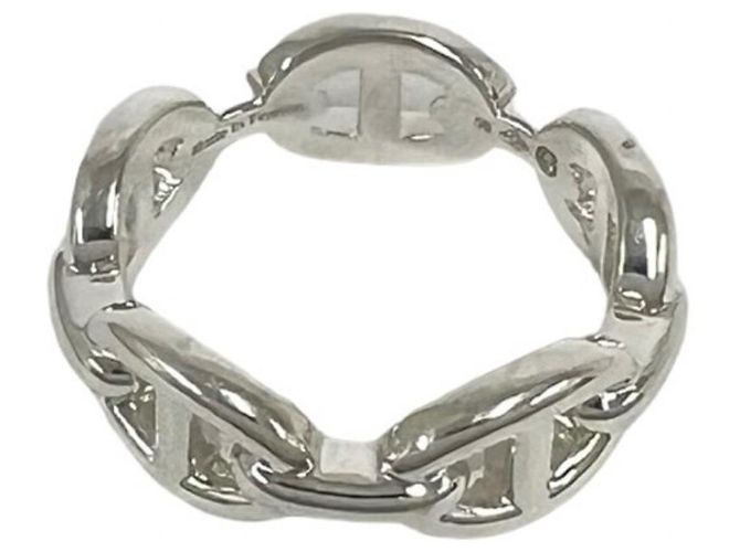 Hermès Hermes Enchainée PM Band Ring Silvery - view 5