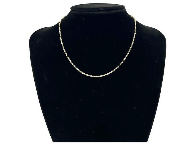 Hermès Collana a catena vintage Hermes in oro giallo 18K D'oro - vista 2