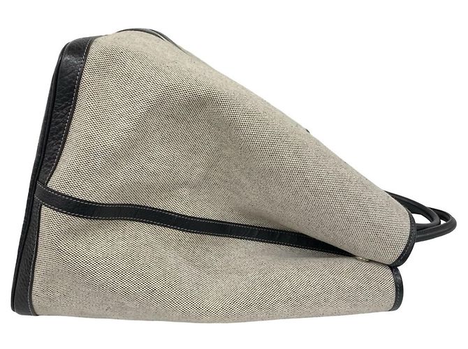 Hermès Borsa Hermes Garden Party GM Marrone Nero - vista 6