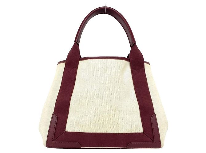 Balenciaga Mini Tote Handtasche Rot Roh Bordeaux - Ansicht 3