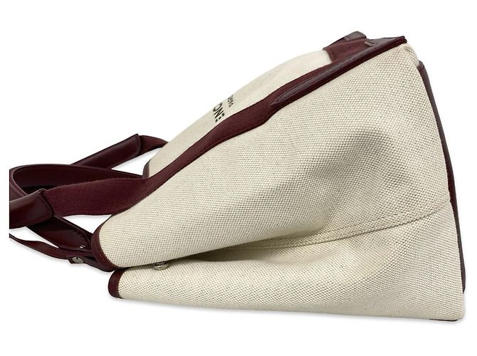 Balenciaga Mini Tote Handtasche Rot Roh Bordeaux - Ansicht 5