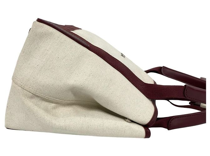 Balenciaga Mini Tote Handtasche Rot Roh Bordeaux - Ansicht 6