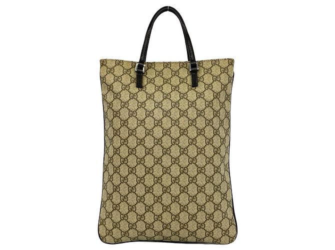 Bolso Tote Gucci de piel marrón Castaño - vista 3