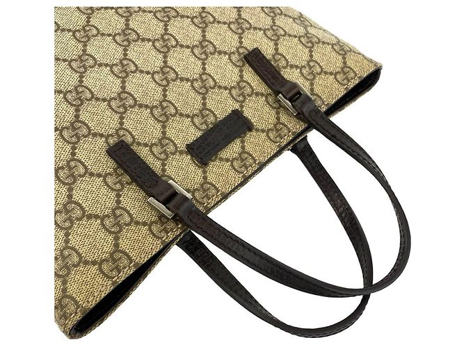 Bolso Tote Gucci de piel marrón Castaño - vista 4