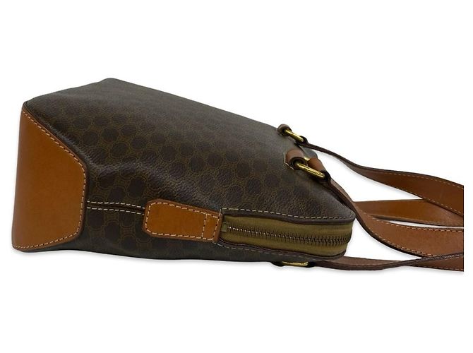 Céline CELINE Vintage Macadam Blazon Triomphe Pattern Handbag Brown - view 6