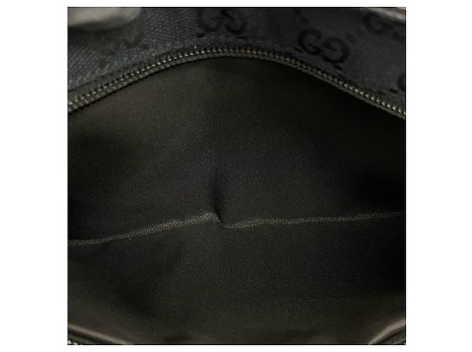 Bolso bandolera Gucci de lona GG Pattern Negro - vista 10
