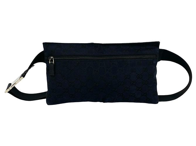 Bolso bandolera Gucci de lona GG Pattern Negro - vista 3