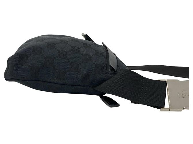 Bolso bandolera Gucci de lona GG Pattern Negro - vista 6