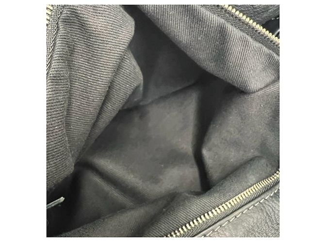 Chloé Paddington Logo Hardware Leder Handtasche Tote Bag Mini Boston Schwarz - Ansicht 10