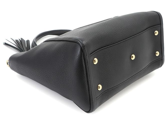 Borsa a Tracolla Tote Gucci Soho in Pelle Nera Nero - vista 5
