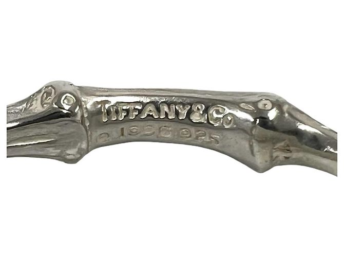 Autre Marque Bracciale rigido Tiffany Vintage Bamboo Argento - vista 2