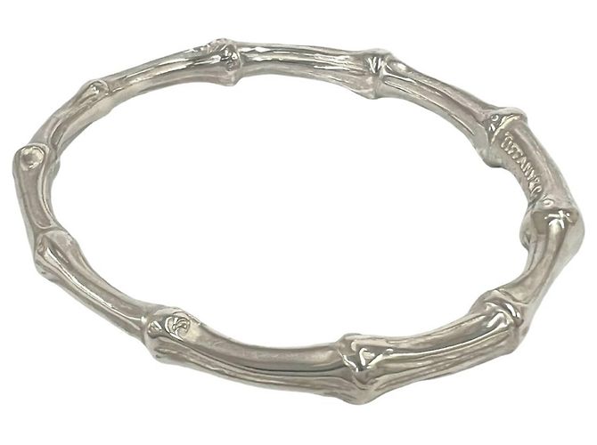 Autre Marque Bracciale rigido Tiffany Vintage Bamboo Argento - vista 3