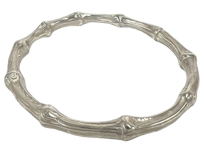 Autre Marque Bracciale rigido Tiffany Vintage Bamboo Argento - vista 4