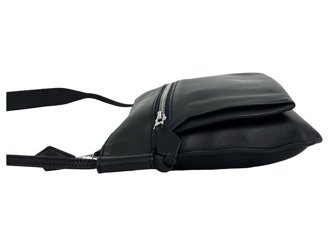 Hermès Borsa a tracolla Hermes Ultra Pla in pelle Evercolor Nero - vista 5
