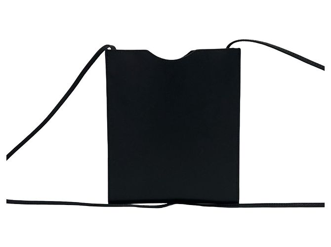 Hermès Bolsa de ombro mini Hermes Onimetou em couro Box Calf Preto - vista 3